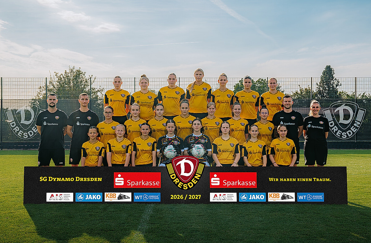 Das MAnnschaftsfoto der B-Juniorinnen zur Saison 2026/27.