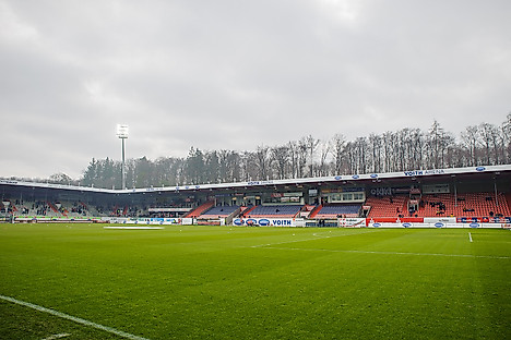 Die Voith-Arena in Heidenheim.