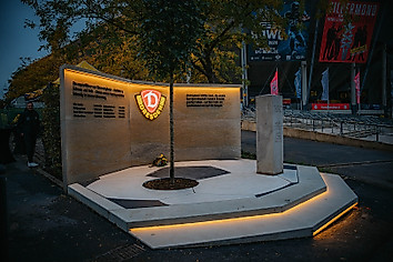 Gedenkort am Rudolf-Harbig-Stadion