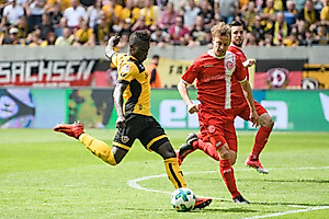 Moussa Koné erzielte den zwischenzeitlichen Ausgleich. (Foto: SGD/Dennis Hetzschold)