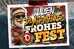 Weihnachtsgrafik Dynamo Dresden