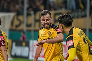 Morris Schröter erzwingt den erneuten Ausgleich. | Foto: Dennis Hetzschold