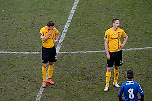 Quirin Moll (l.) und Jannik Müller steht die Enttäuschung ins Gesicht geschrieben.