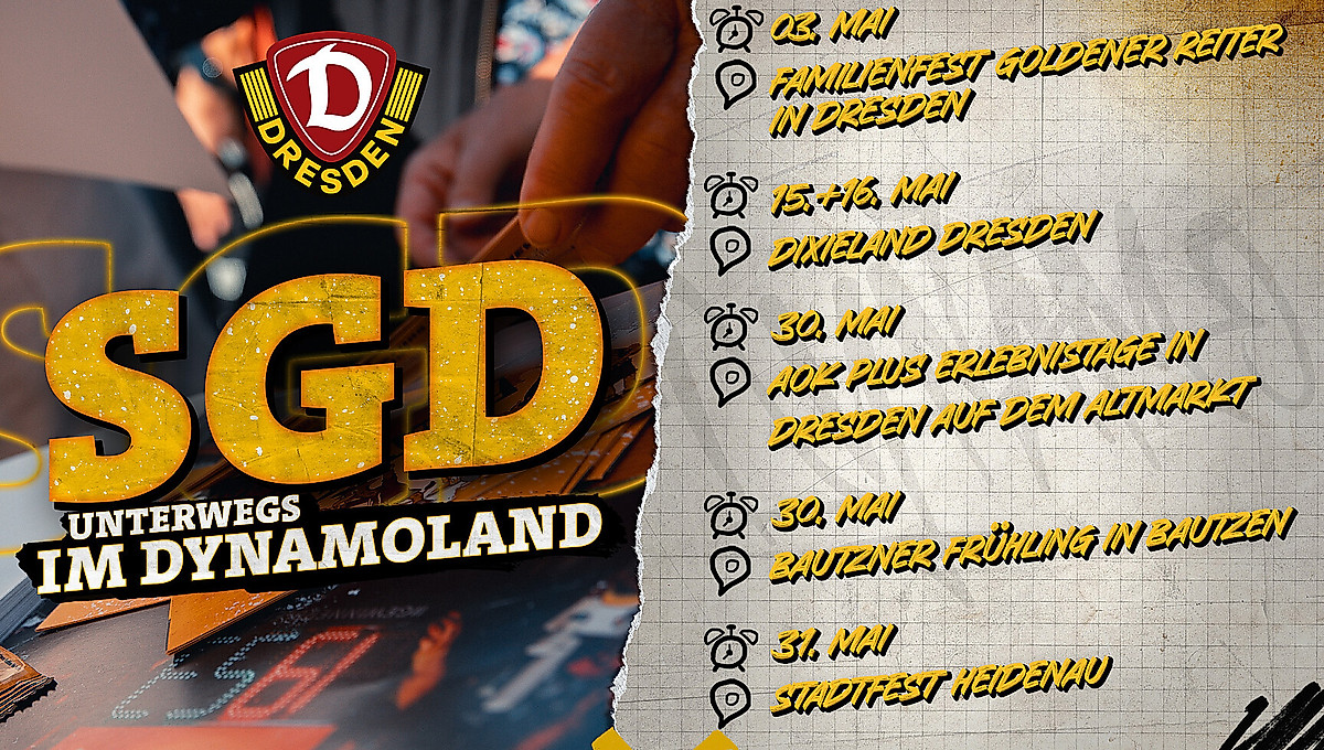 Grafik mit Terminen für Stadtfeste