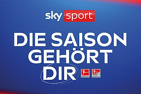 Eine Anzeige mit dem Werbeslogan von Sky Sport: Die Saison gehört dir.