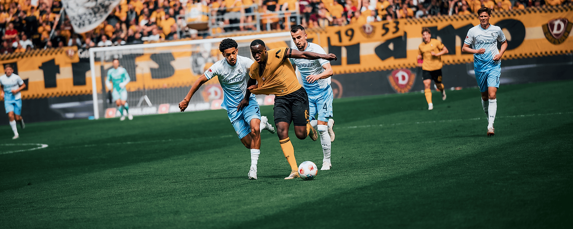 Kofi Amoako im Zweikampf