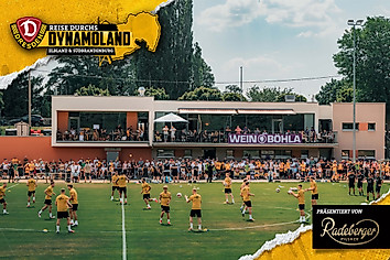 Dynamos Mannschaft bei einer Trainingseinheit