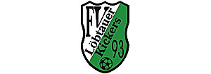 Das Vereinswappen des FV Löbtauer Kickers.