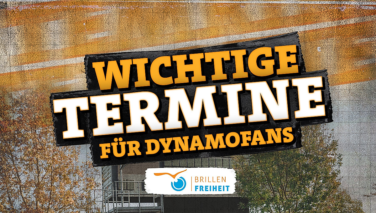 Grafik für wichtige Termine für Dynamofans