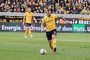 Patrick Ebert brachte die SGD per Strafstoß früh in Führung.