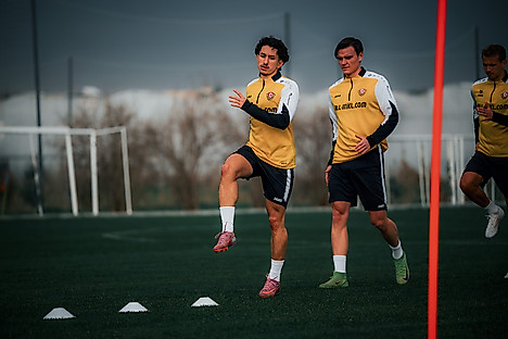 Jason Ceka und Thomas Keller beim Training