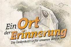 Eine Grafik mit der Animation eines Gedenksteins.