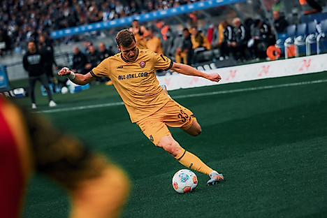 Christoph Daferner mit dem Ball am Fuß.
