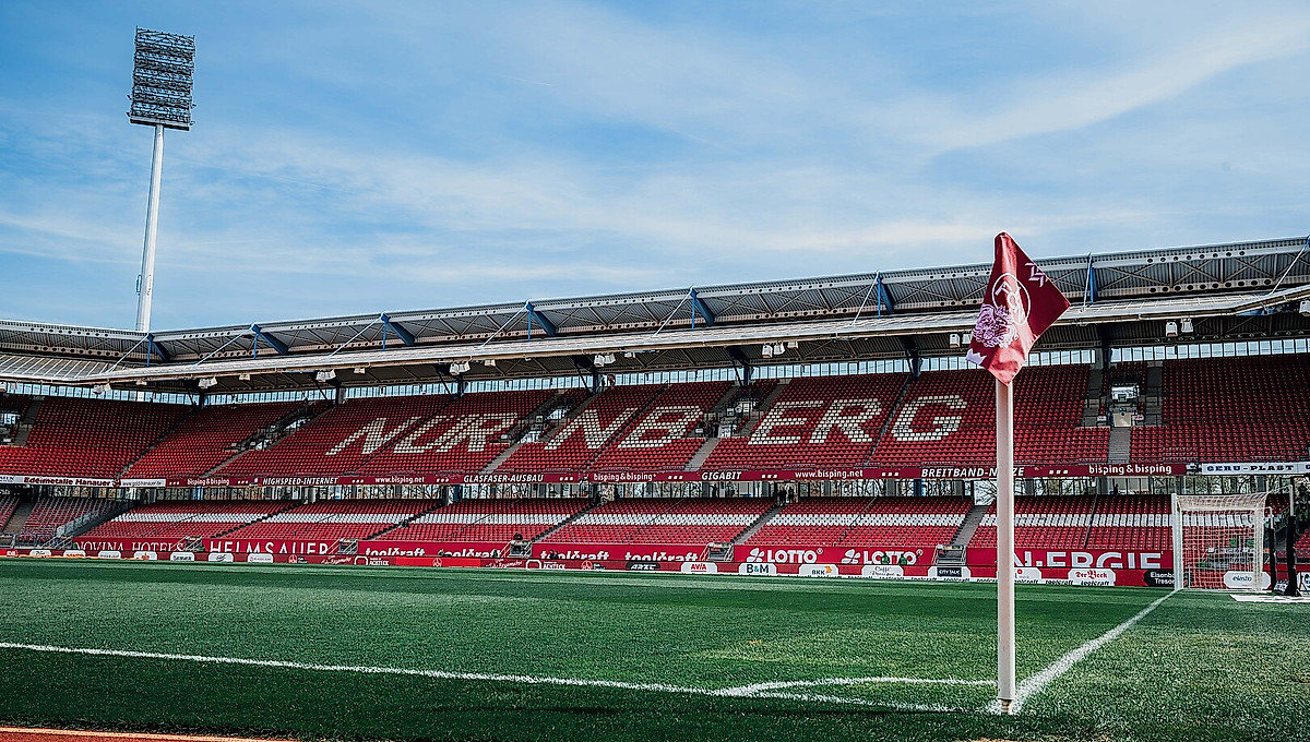 Das Max-Morlock-Stadion in Nürnberg.