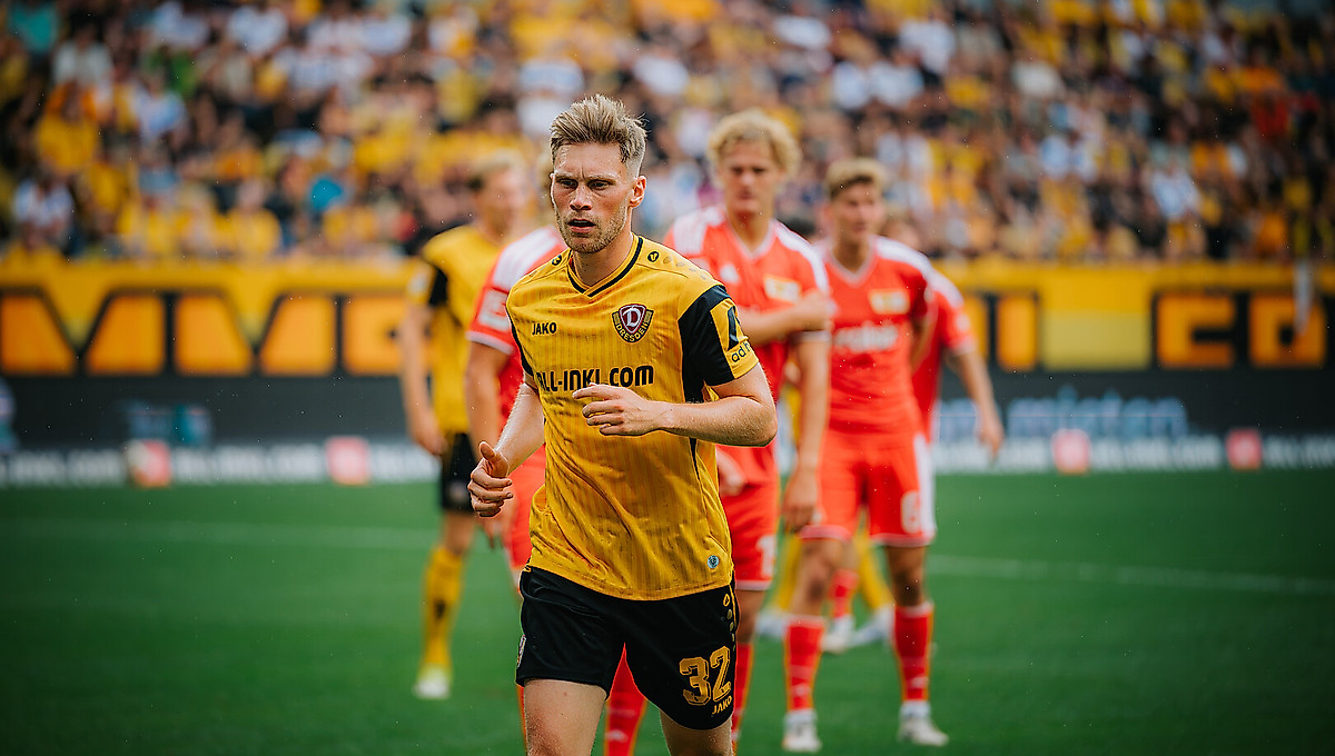 Jonas Sterner beim Testspiel gegen Union Berlin