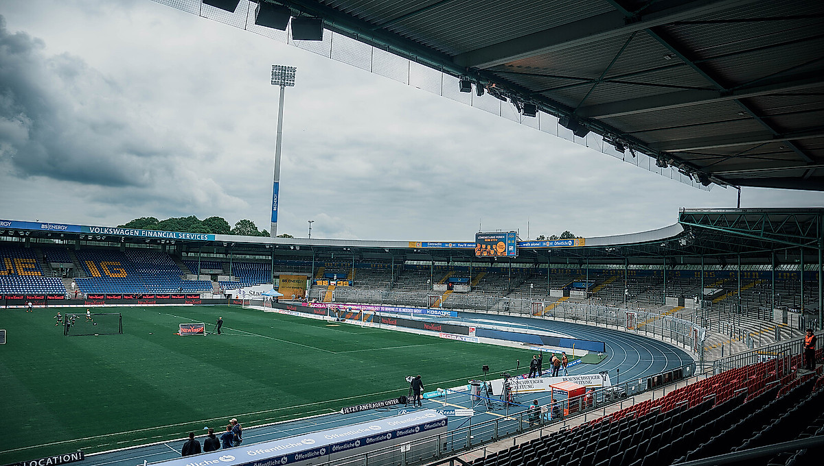 Das Eintracht-Stadion in Braunschweig