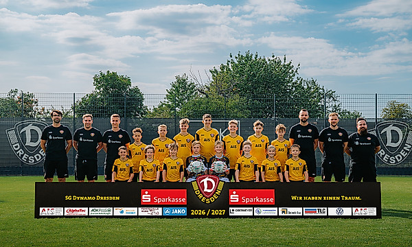 Das Mannschaftsfoto der U13 zur Saison 2026/27.