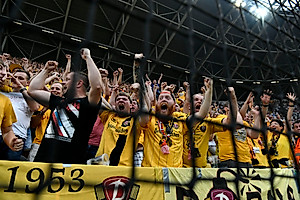 Die Freude über den Einzug in die 2. Runde des DFB-Pokal war ungebremst.