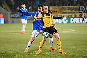 Haris Duljevic wurde zur Halbzeit eingewechselt.