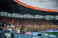 Gästeblock im Eintracht-Stadion Braunschweig