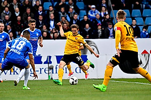 Hauptmann beim frühen 1:0.