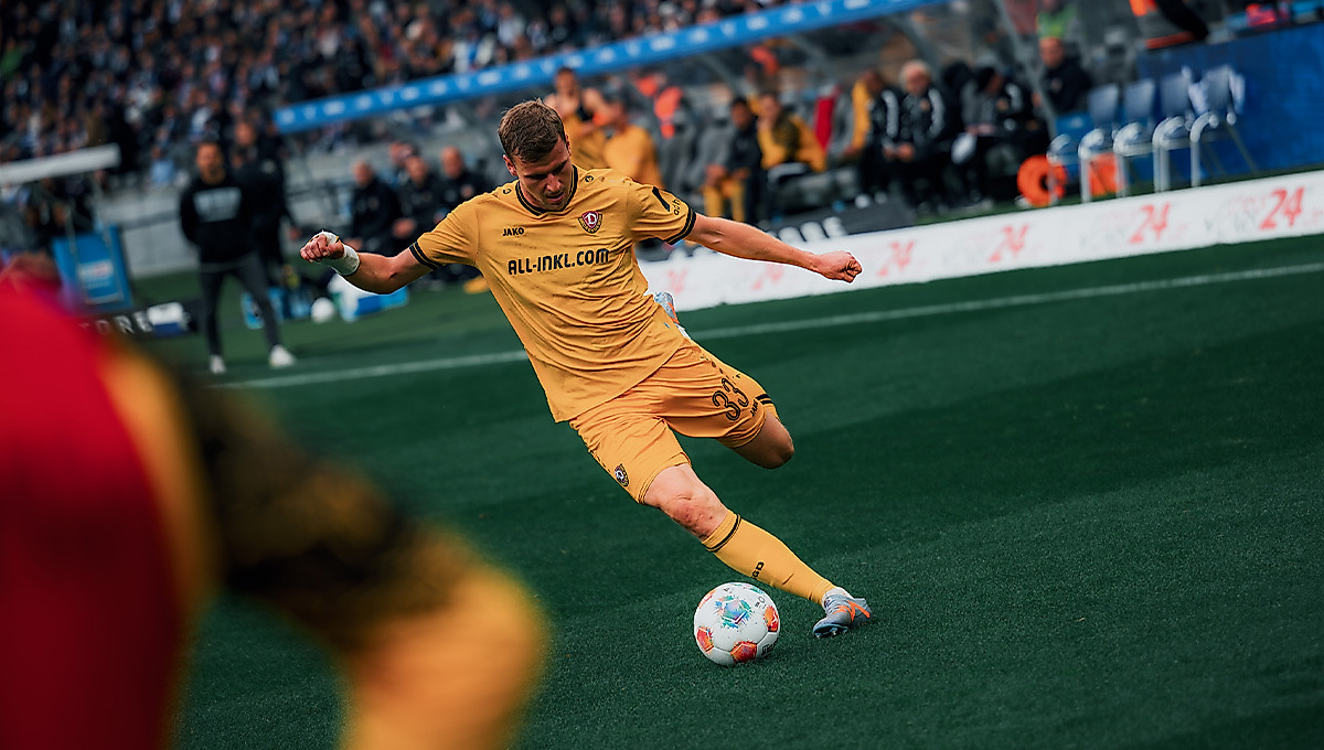 Christoph Daferner mit dem Ball am Fuß.