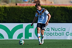 Friedrich Müller im Trikot der U20-Nationalmannschaft.