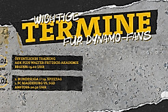 Eine Terminübersicht mit wichtigen Daten für Dynamo-Fans in der Woche vom 19.-25. Januar 2026