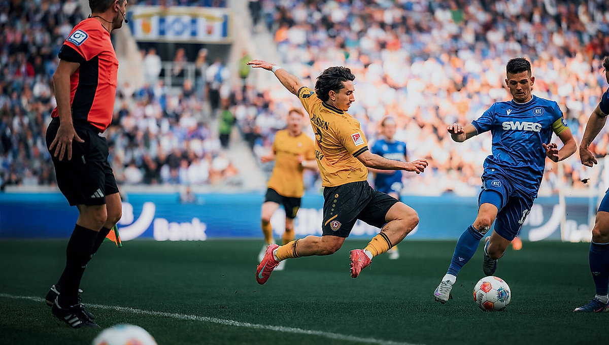 Zweikampf zwischen Ceka und Wanitzek.