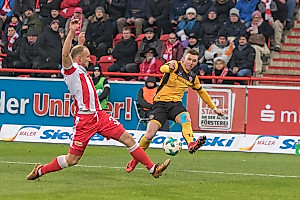 Haris Duljevic war auch gegen Union wieder ein Aktivposten der Schwarz-Gelben. (Foto: Steffen Kuttner)