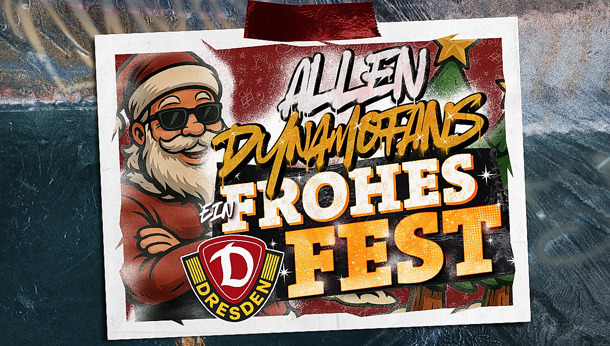 Weihnachtsgrafik Dynamo Dresden