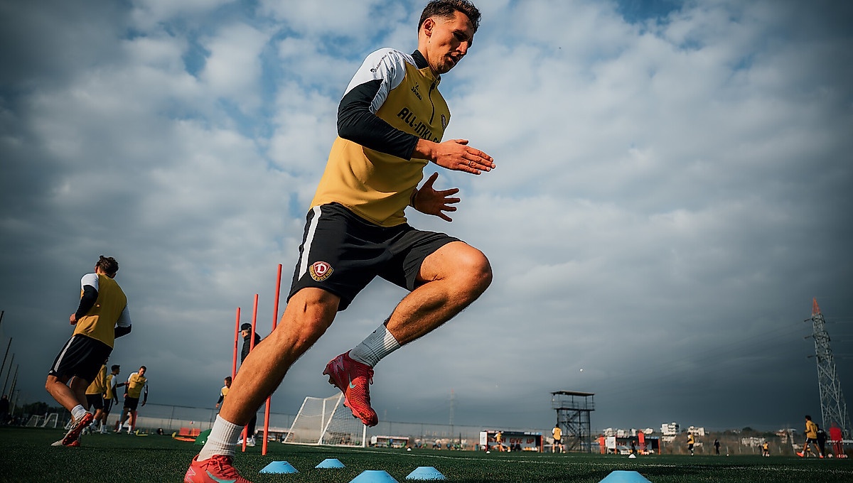 Konrad Faber beim Training.