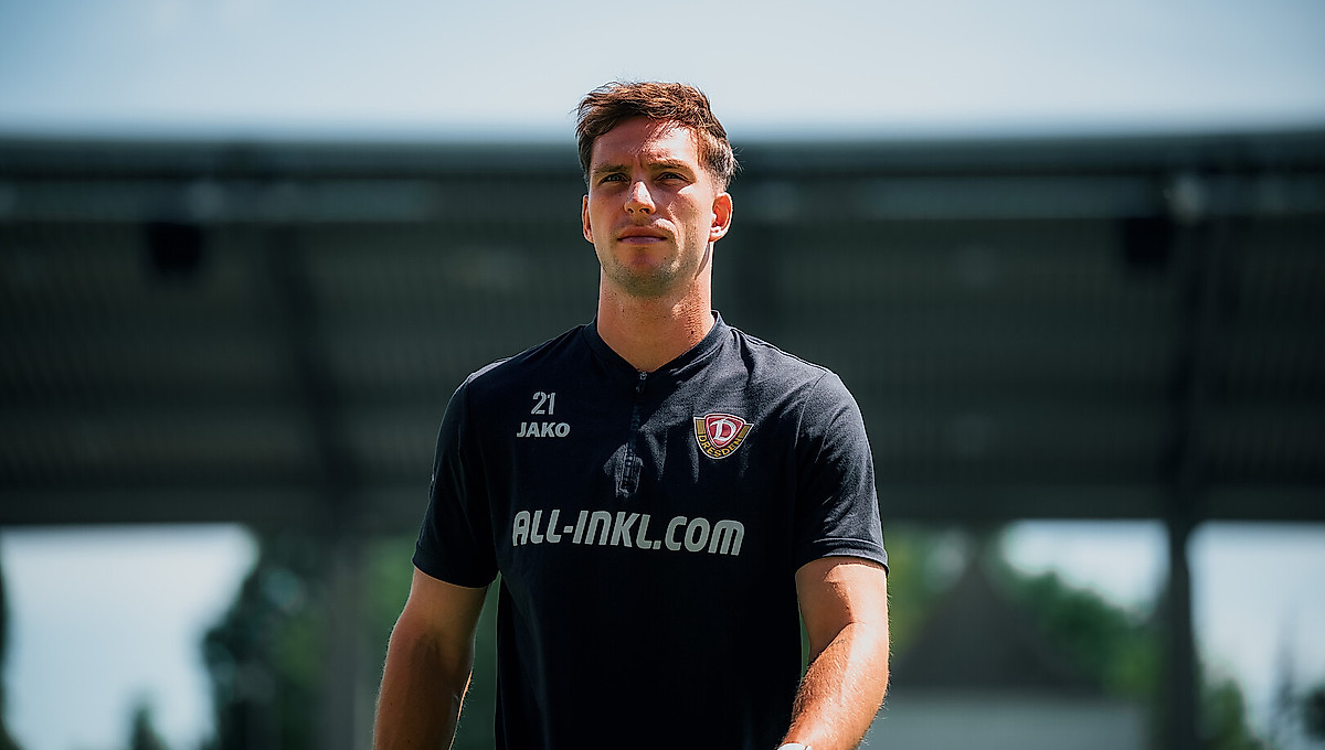 Robin Meißner im Stadion.