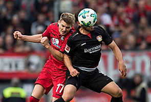 Feierte sein Pflichtspieldebut in Leverkusen: Lukas Kübler. 