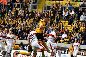 Stefan Kutschke erzielt das 1:0.