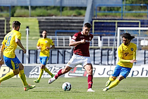 Jonas Saliger mit dem Abschlussversuch. | Foto: Steffen Kuttner