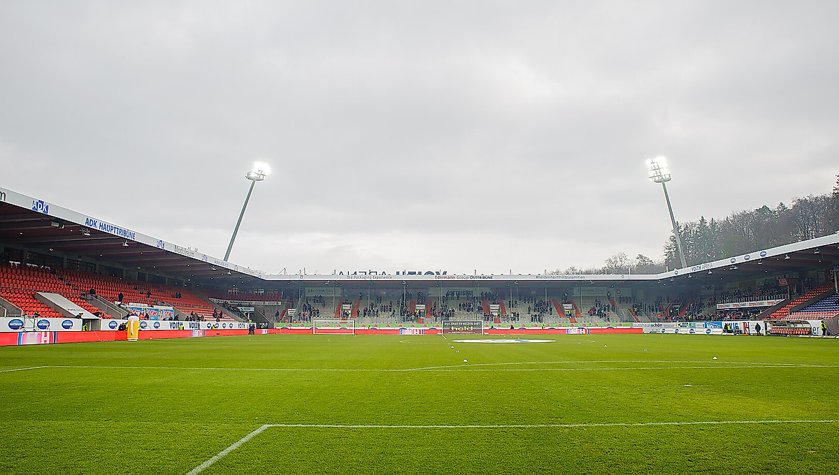 Die Voith-Arena in Heidenheim