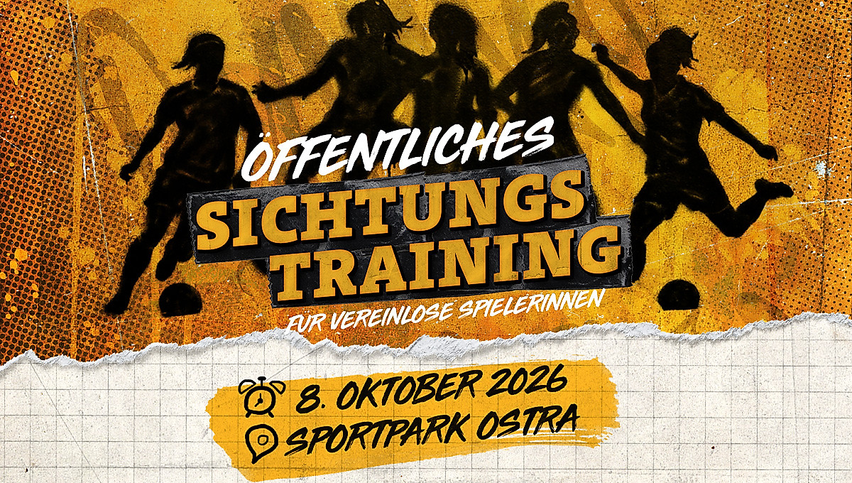 Eine Grafik zum Sichtungstraining der Frauen.