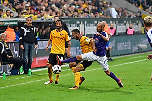 Gogia vor den Augen von Teixeira und Uwe Neuhaus
