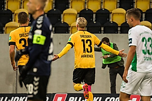 Den Ausgleich erzielt Simon Makienok. | Foto: Steffen Kuttner