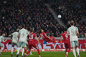 Sildillia's overhead kick against Bremen.