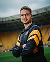 Marcel Gramann im Rudolf-Harbig-Stadion.
