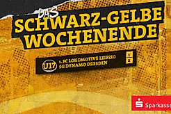 Eine Ergebnisgrafik vom Spiel Lokomotive Leipzig U17 gegen Dynamo Dresden U17 (Endstand 1:2)