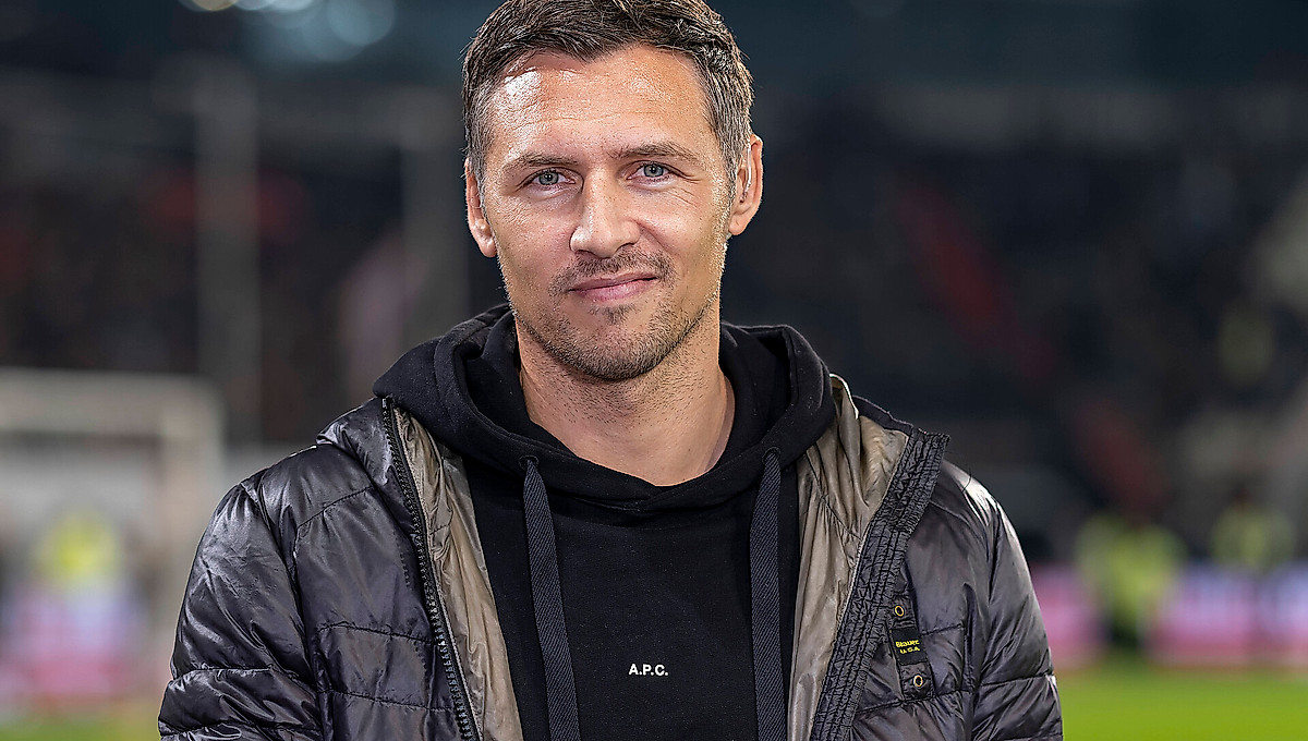 Sören Gonther im Stadion. 