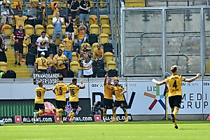 Christoph Daferner erzielt in der 41. Minute die 1:0-Führung. | Foto: Dennis Hetzschold