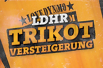 Grafik mit der Aufschrift "LDHR TRIKOT VERSTEIGERUNG"