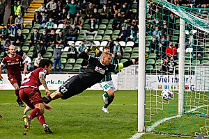 Hosiner gelingt der wichtige Führungstreffer. | Foto: Steffen Kuttner