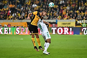 Paul Seguin gab sein Pflichtspiel-Debüt für Dynamo.