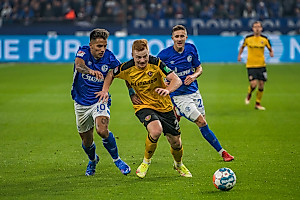 Paul Will treibt den Ball nach vorne. | Foto: Dennis Hetzschold