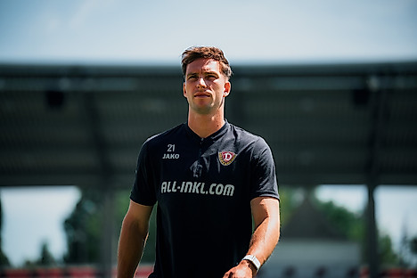 Robin Meißner im Stadion.